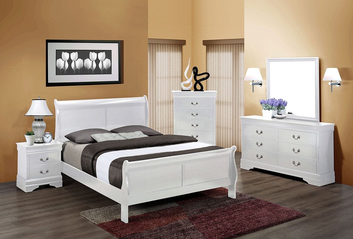 full bedroom set with mattress